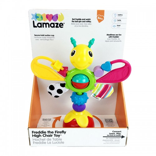 Lamaze Freddie The Firefly High Chair Toy | Highchair Toy | Baby Toys | Stroller Toys | 6 months+